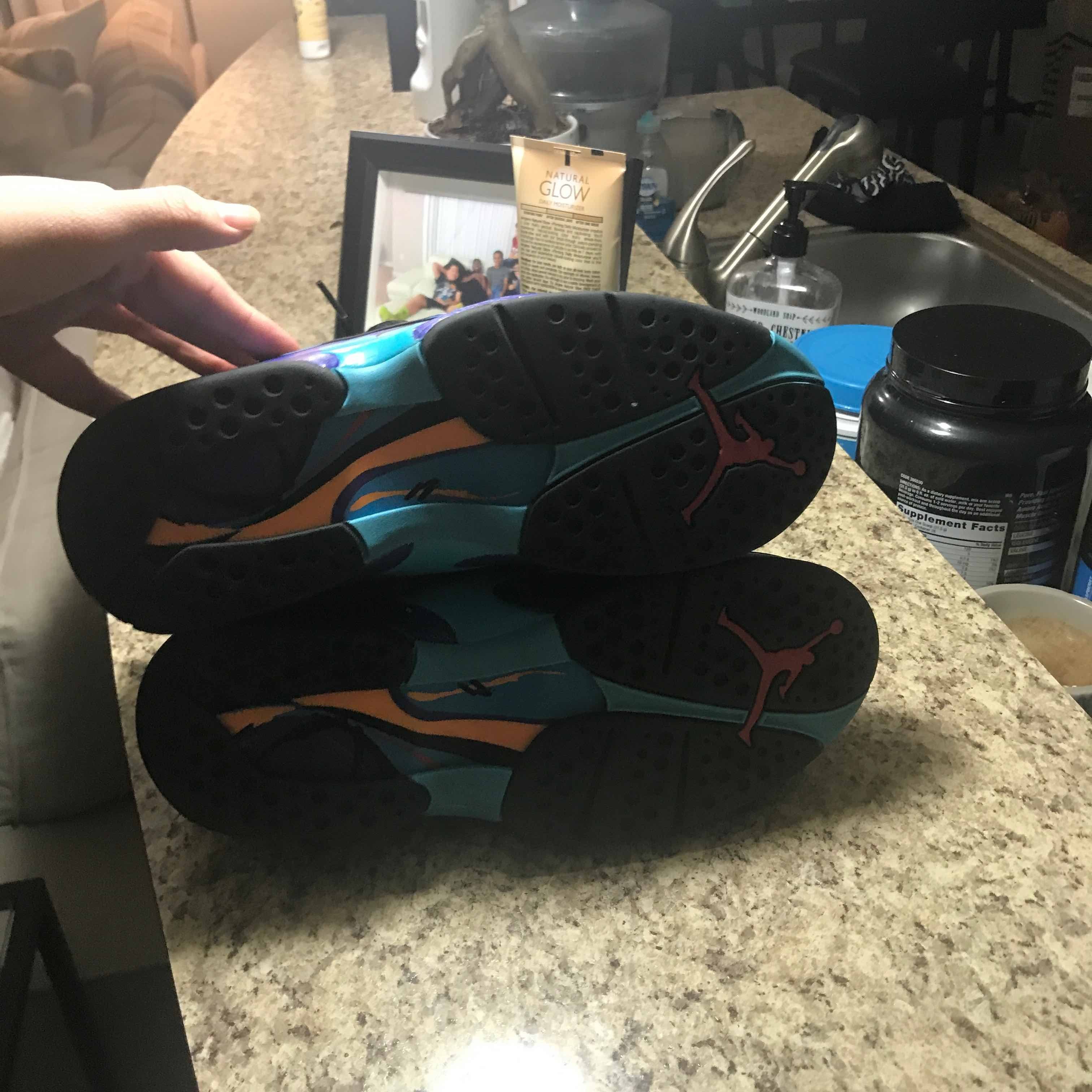 Jordan Brand Air Jordan 8 Retro Aqua 2015 Size US 9.5 / EU 42-43 - 5 Thumbnail