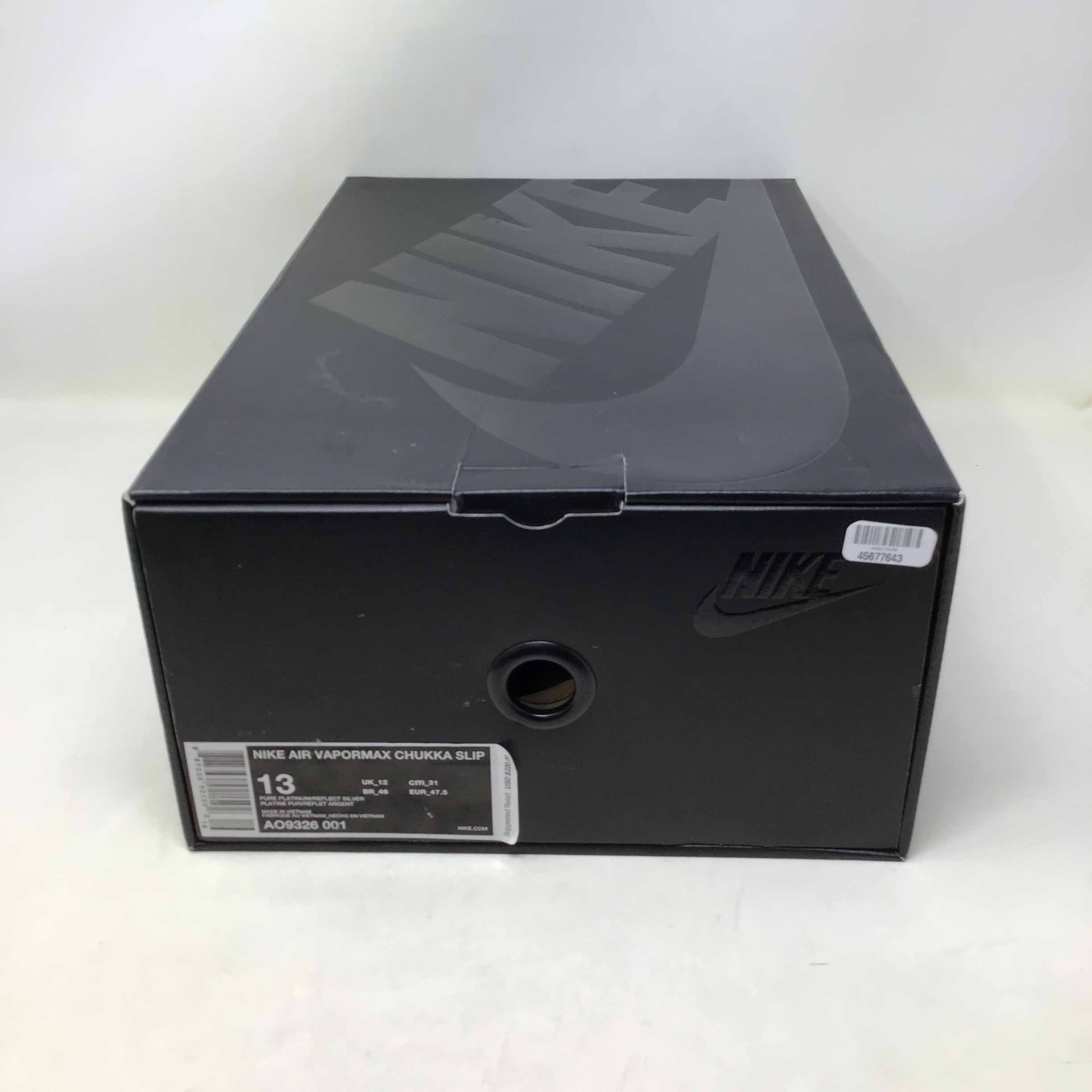 Air VaporMax Chukka Slip Pure Platinum