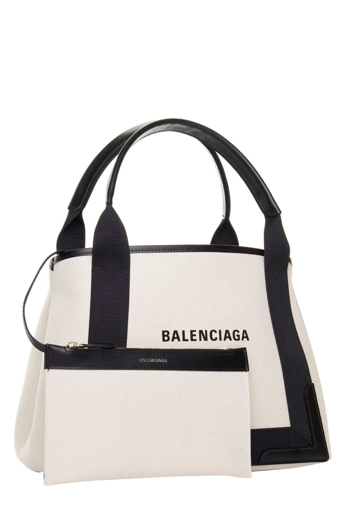 'Navy cabas' small shopping bag
