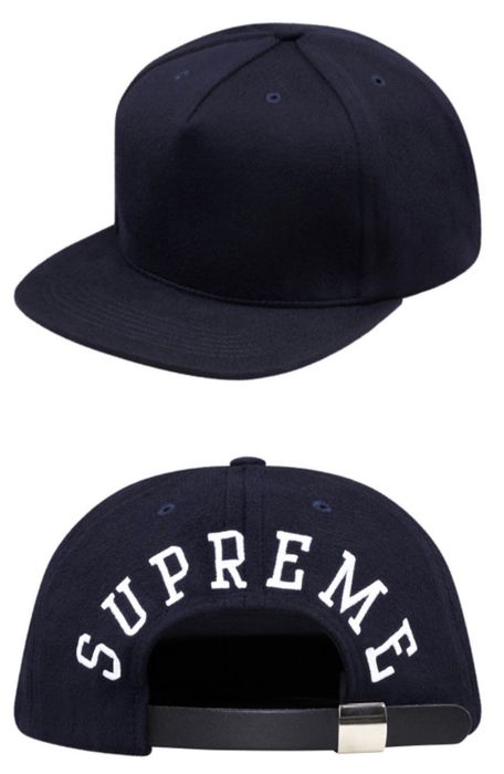 Supreme SUPREME X LORO PIANA - BACK ARC 5-PANEL CAP | Grailed