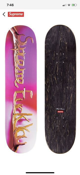 ポイント10倍 set Supreme Fuck Supreme You decks Skateboard