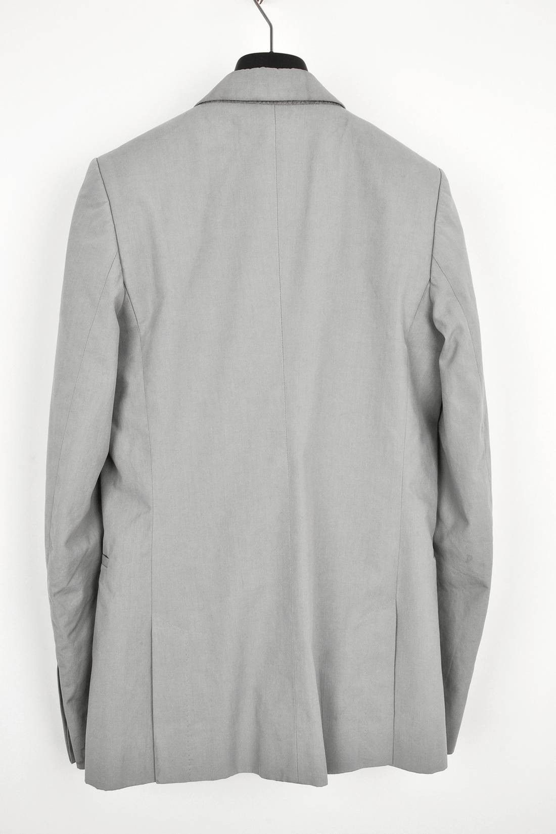 Stephan Schneider Stephan Schneider 2010 Fresco Cotton Grey Blazer 2B Jacket Size 36R - 3 Thumbnail
