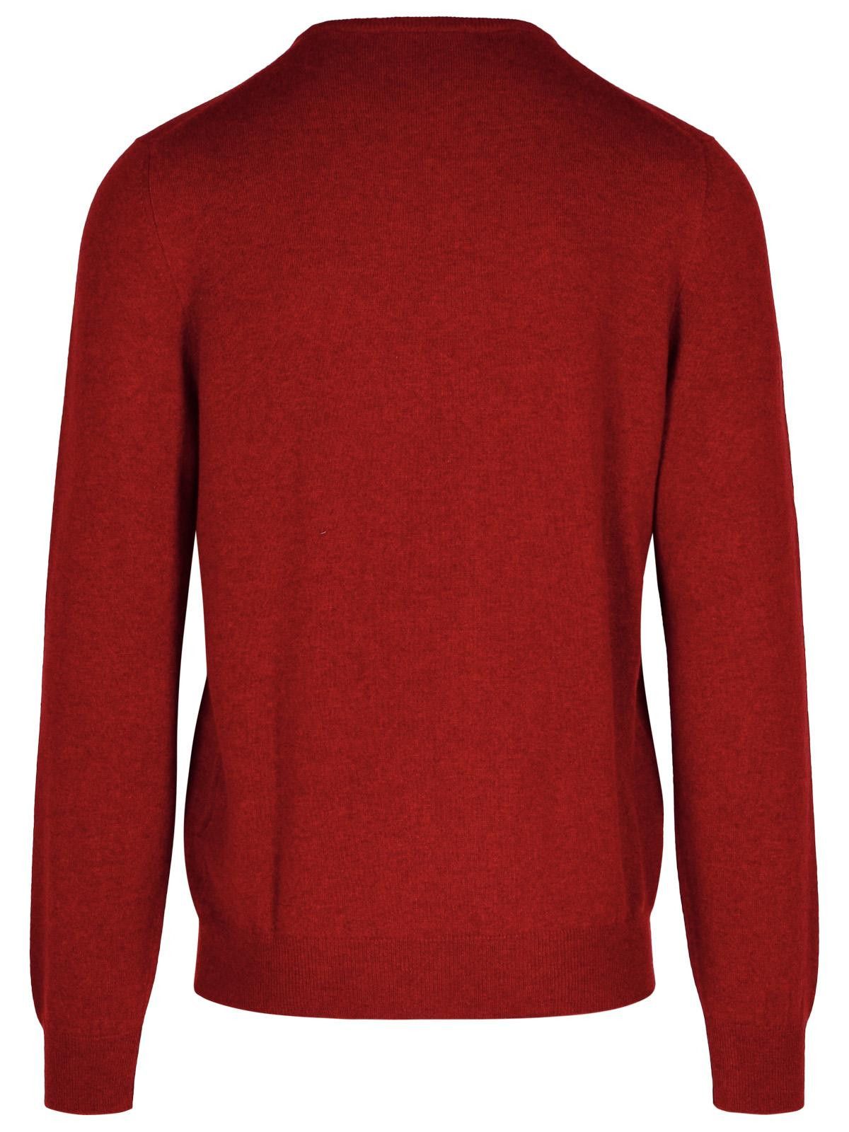 Gran Sasso GRAN SASSO Red Cashmere Sweater Size US M / EU 48-50 / 2 - 3 Thumbnail