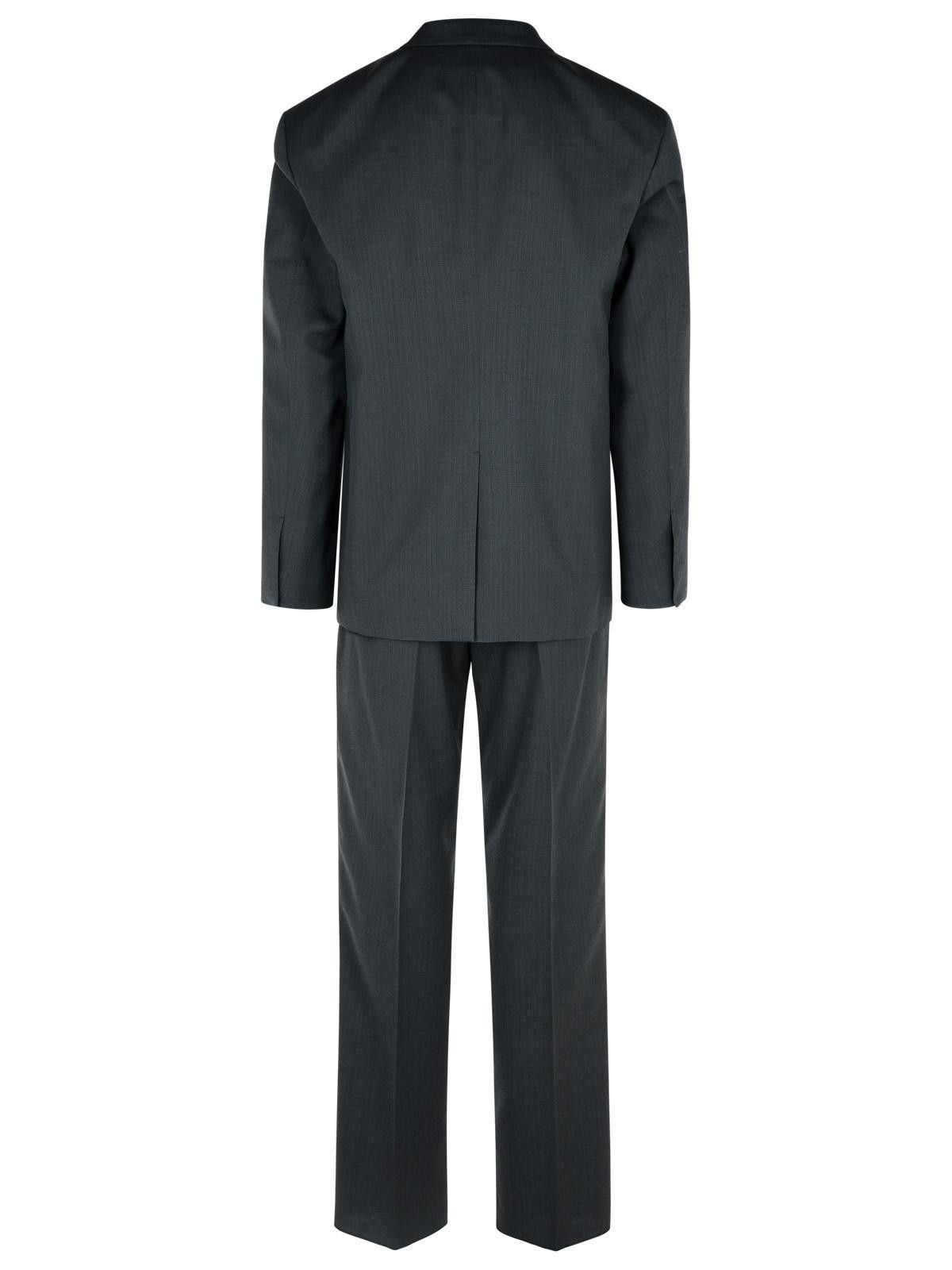 Jil Sander JIL SANDER Grey Wool Suit Size US L / EU 52-54 / 3 - 3 Thumbnail