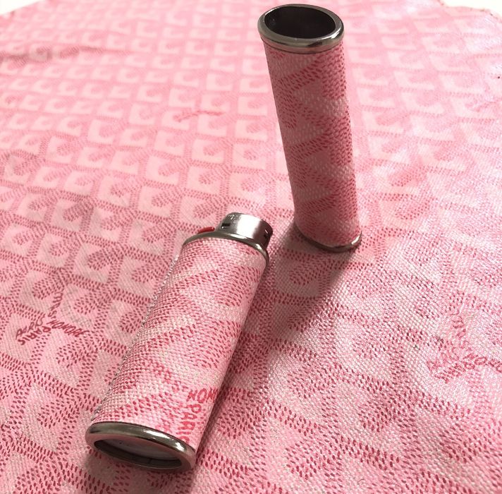 Custom Custom Goyard Pink Lighter Case Grailed