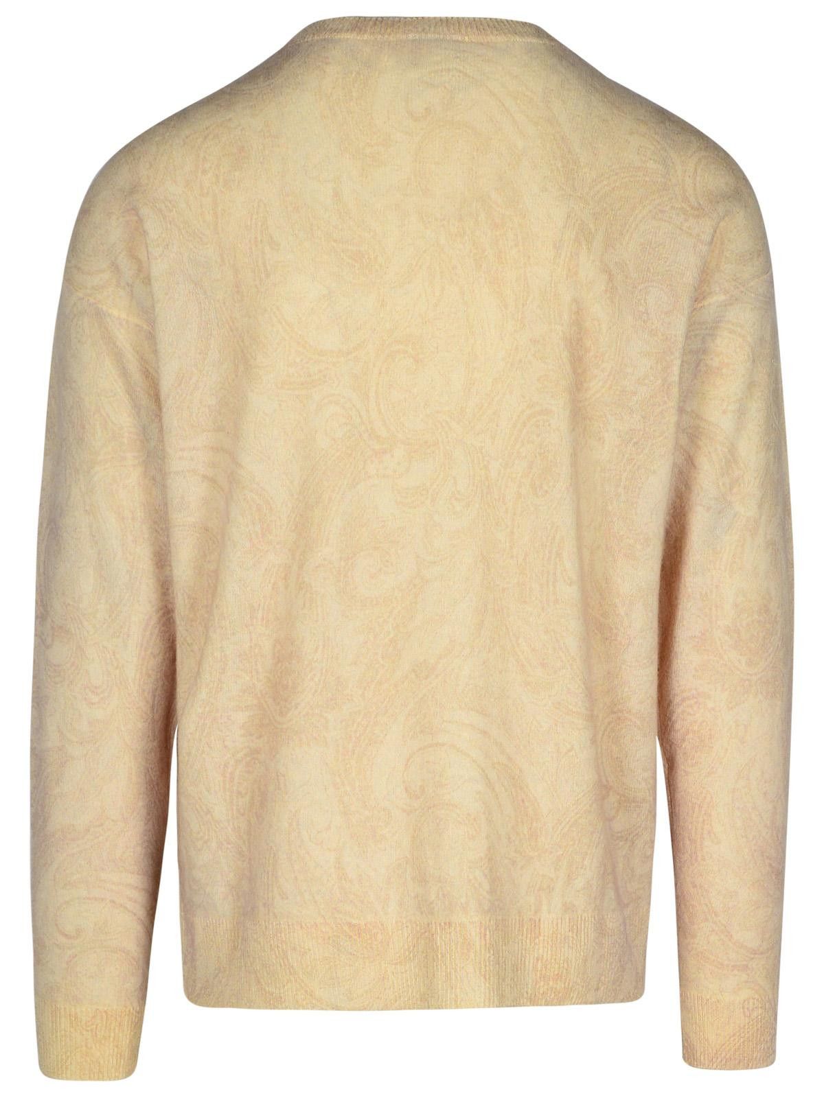 Etro ETRO 'Paisley' Ivory Wool Sweater Size US L / EU 52-54 / 3 - 3 Thumbnail