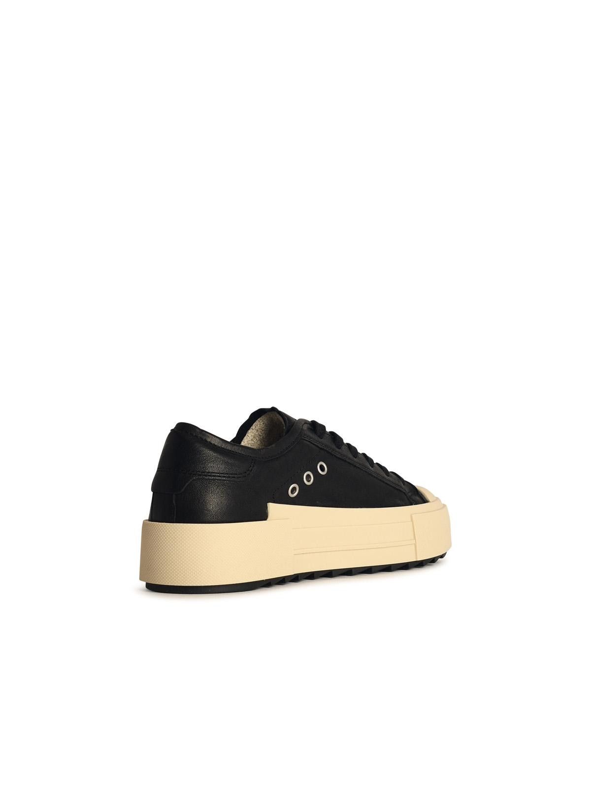 Philippe Model PHILIPPE MODEL 'Paris' Black Leather Sneakers Size US 5 / IT 35 - 3 Thumbnail