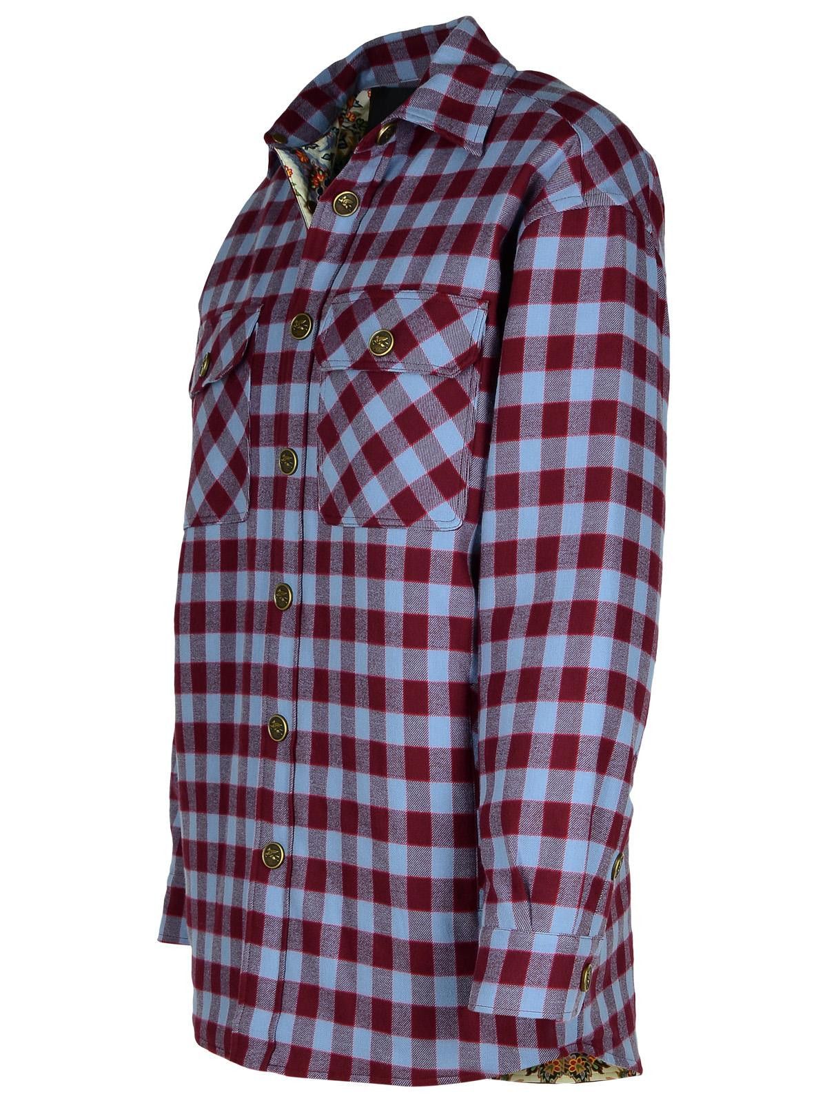 Etro ETRO 'Check' Multicolor Cotton Shirt Size S / US 4 / IT 40 - 2 Thumbnail