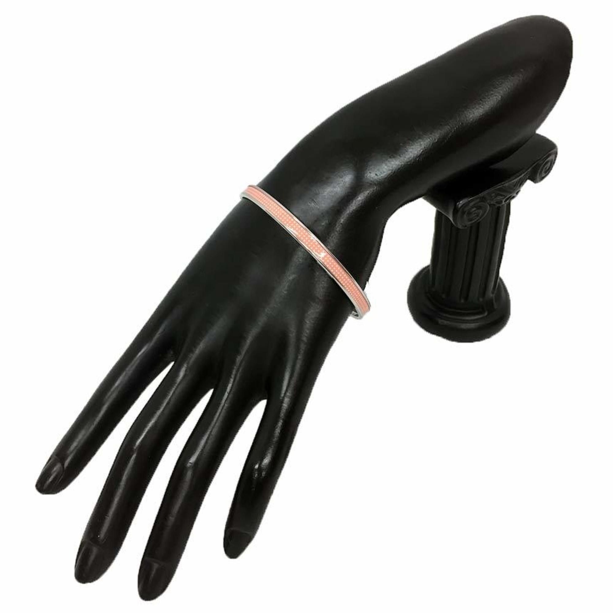 Hermes Hermes Bangle Bracelet Uni H Pink x Silver 10014224 Size ONE SIZE - 2 Thumbnail
