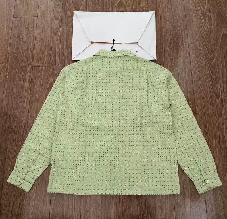 Visvim VISVIM BOOMER KHADI L/S plaid polka dot long sleeve