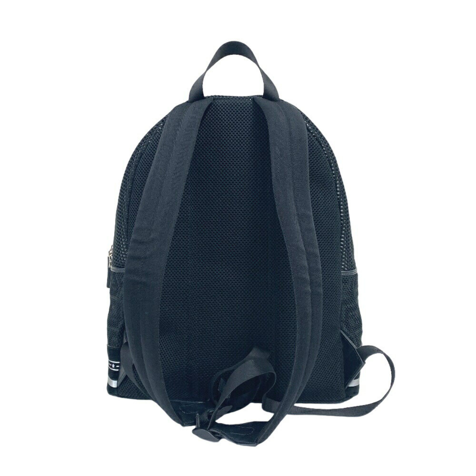Fendi FENDI 7VZ042 Zucca Mesh Backpack/Daypack Black Unisex Size ONE SIZE - 2 Thumbnail