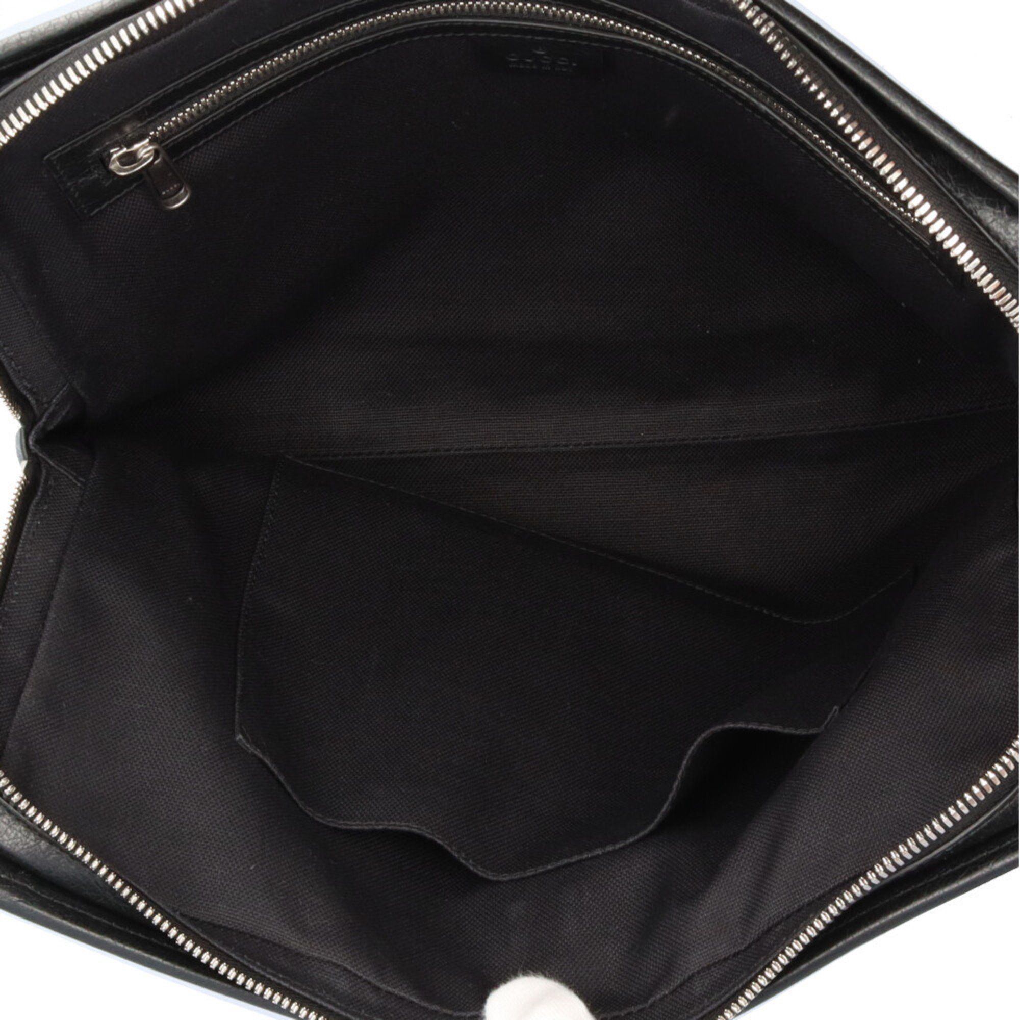 Gucci Gucci Clutch Bag Leather 575829 Black Men's GUCCI Size ONE SIZE - 6 Thumbnail