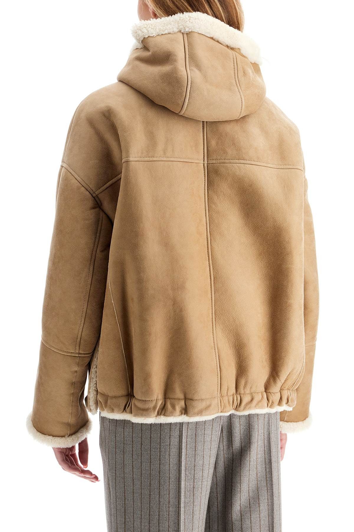 Brunello Cucinelli BRUNELLO CUCINELLI Reversible Shearling Jacket Size XS / US 0-2 / IT 36-38 - 3 Thumbnail