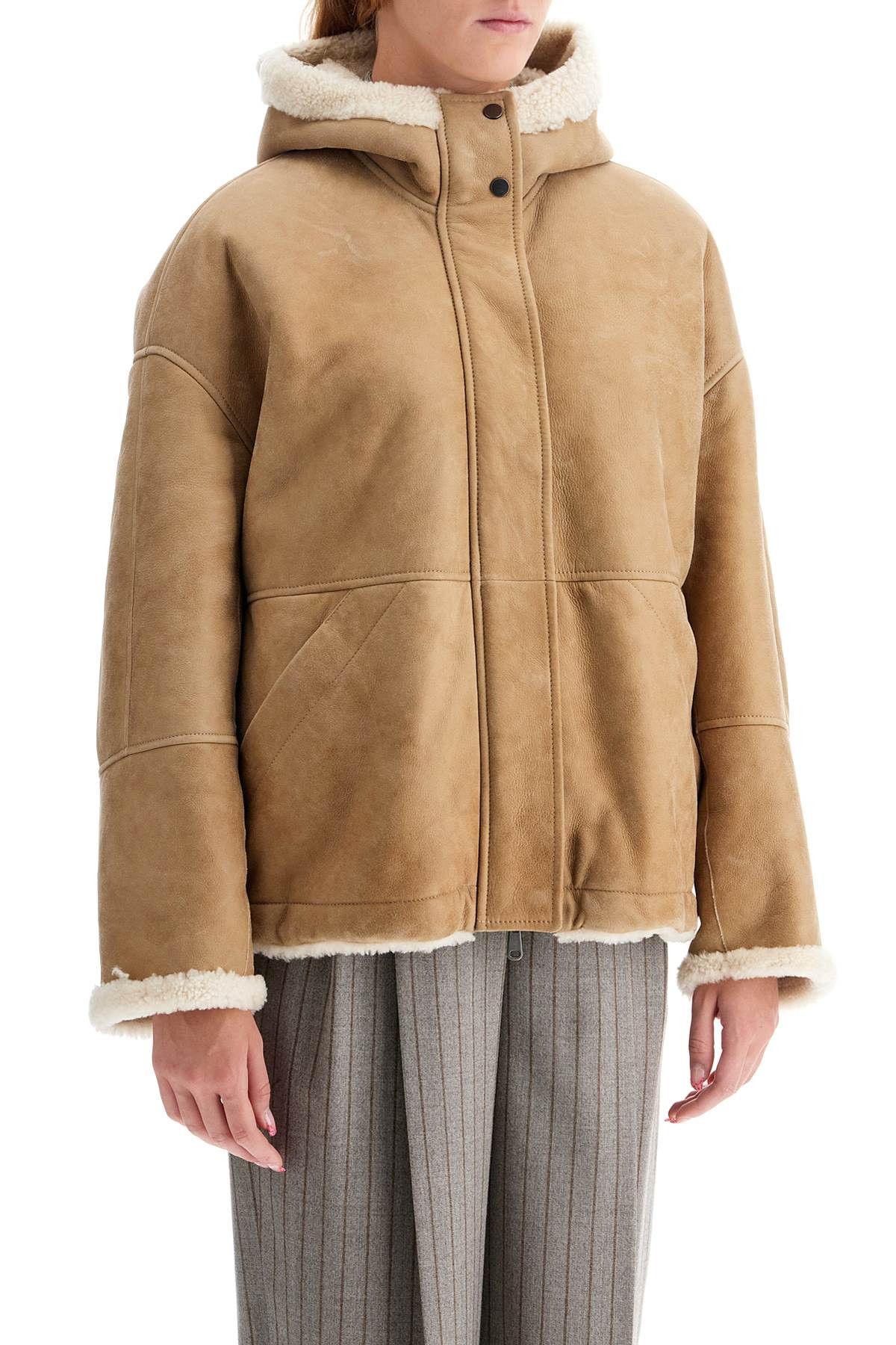 Brunello Cucinelli BRUNELLO CUCINELLI Reversible Shearling Jacket Size XS / US 0-2 / IT 36-38 - 2 Thumbnail