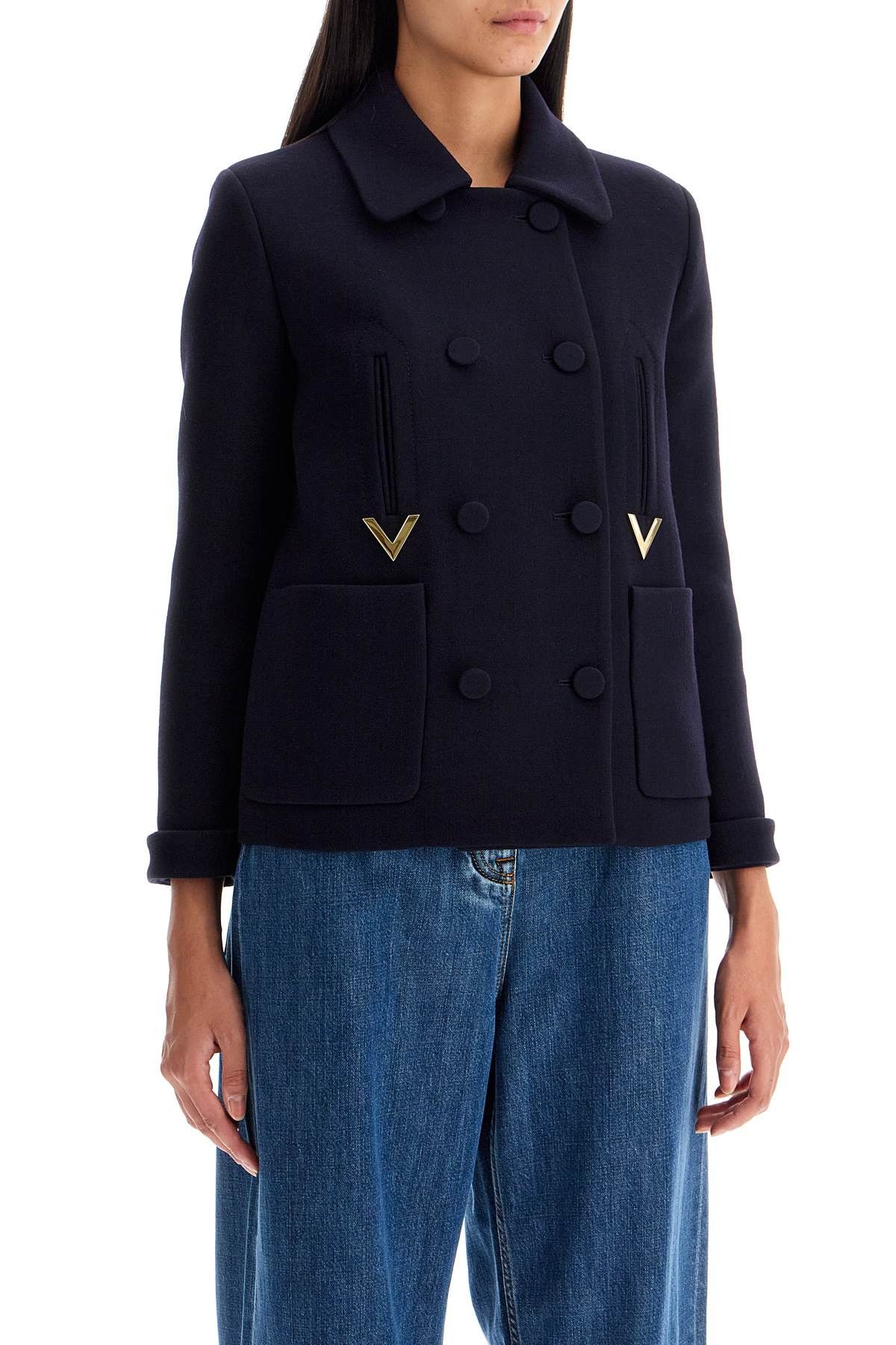 Valentino VALENTINO GARAVANI 'Double Crepe Textured Cab Size S / US 4 / IT 40 - 2 Thumbnail