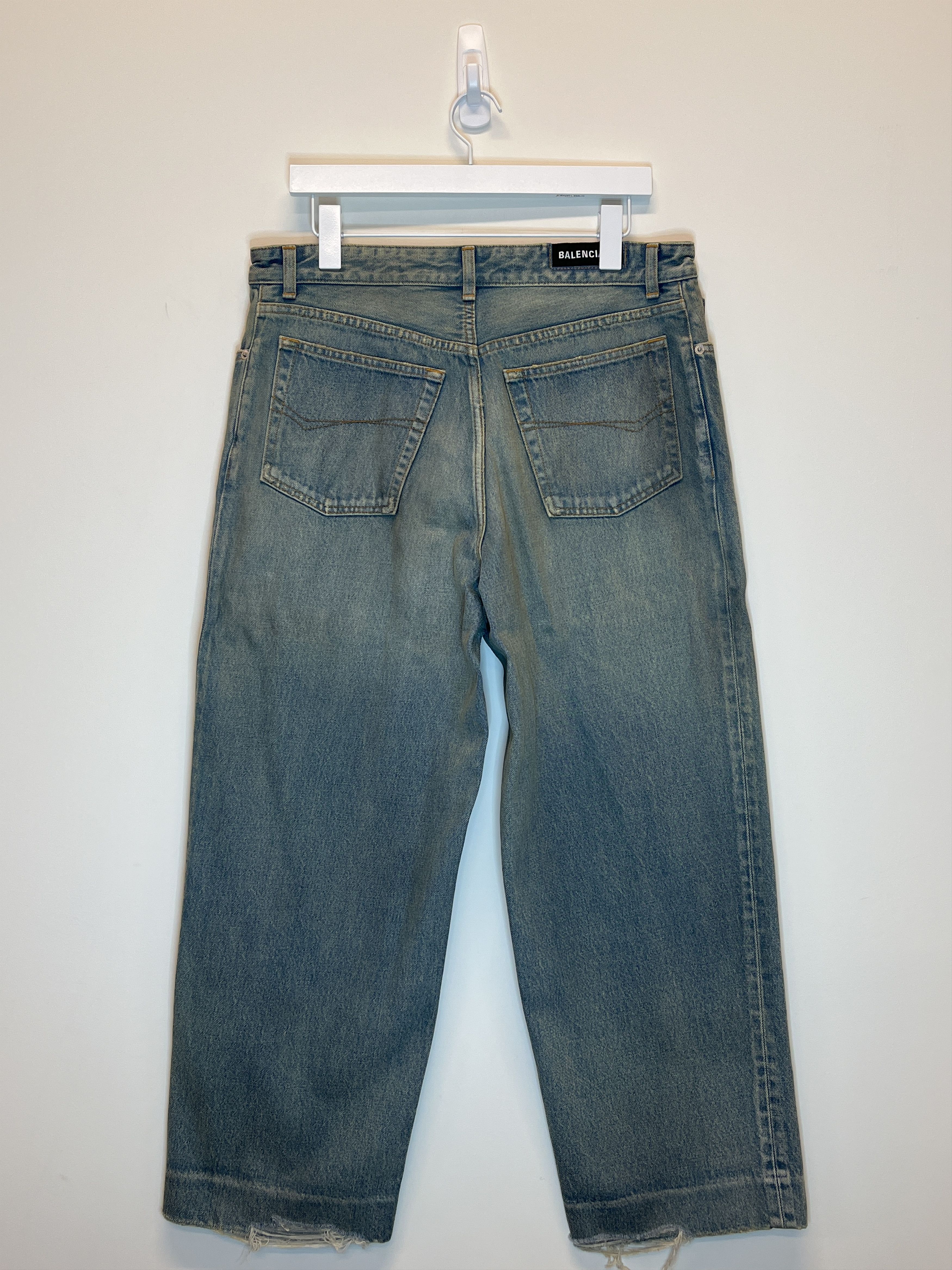 Balenciaga Washed Baggy Jeans Size US 32 / EU 48 - 2 Thumbnail