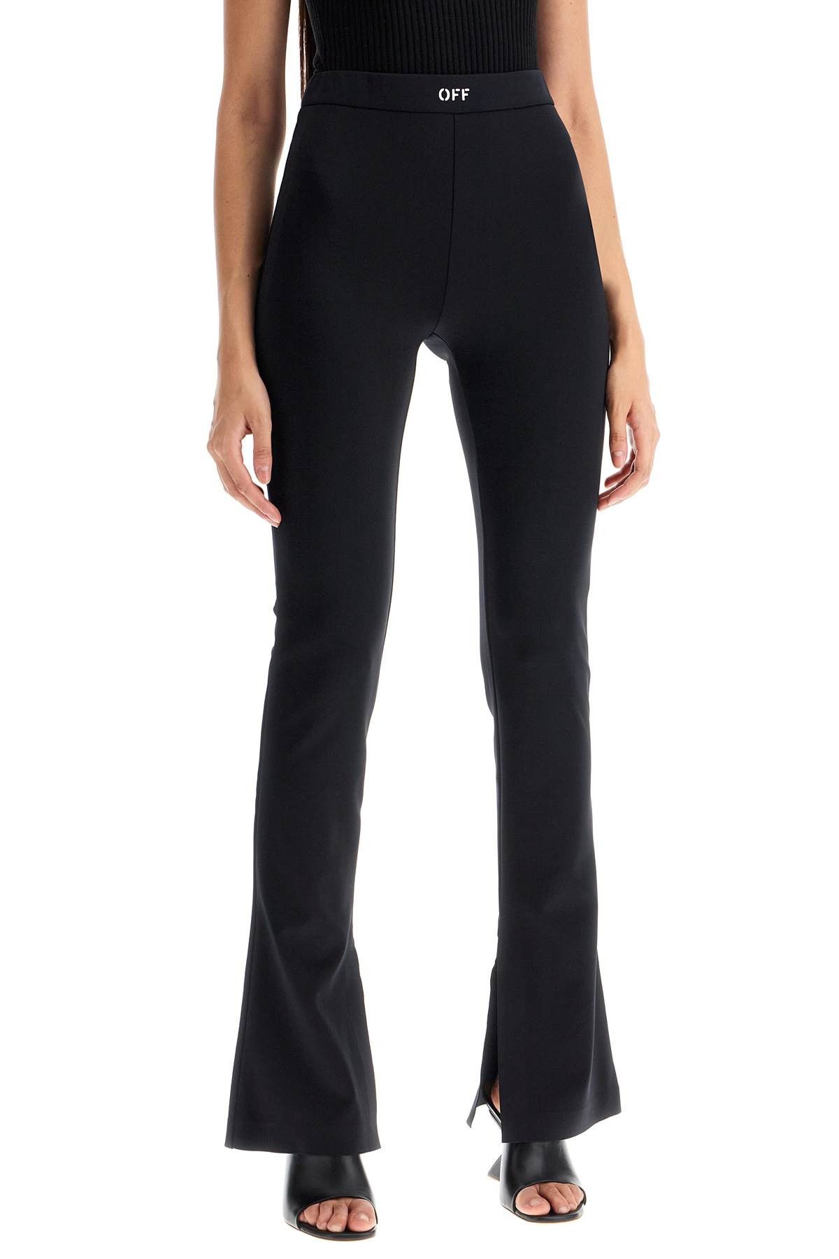 Off-White OFF-WHITE Flared Leggings With Size 26" / US 2 / IT 38 - 2 Thumbnail