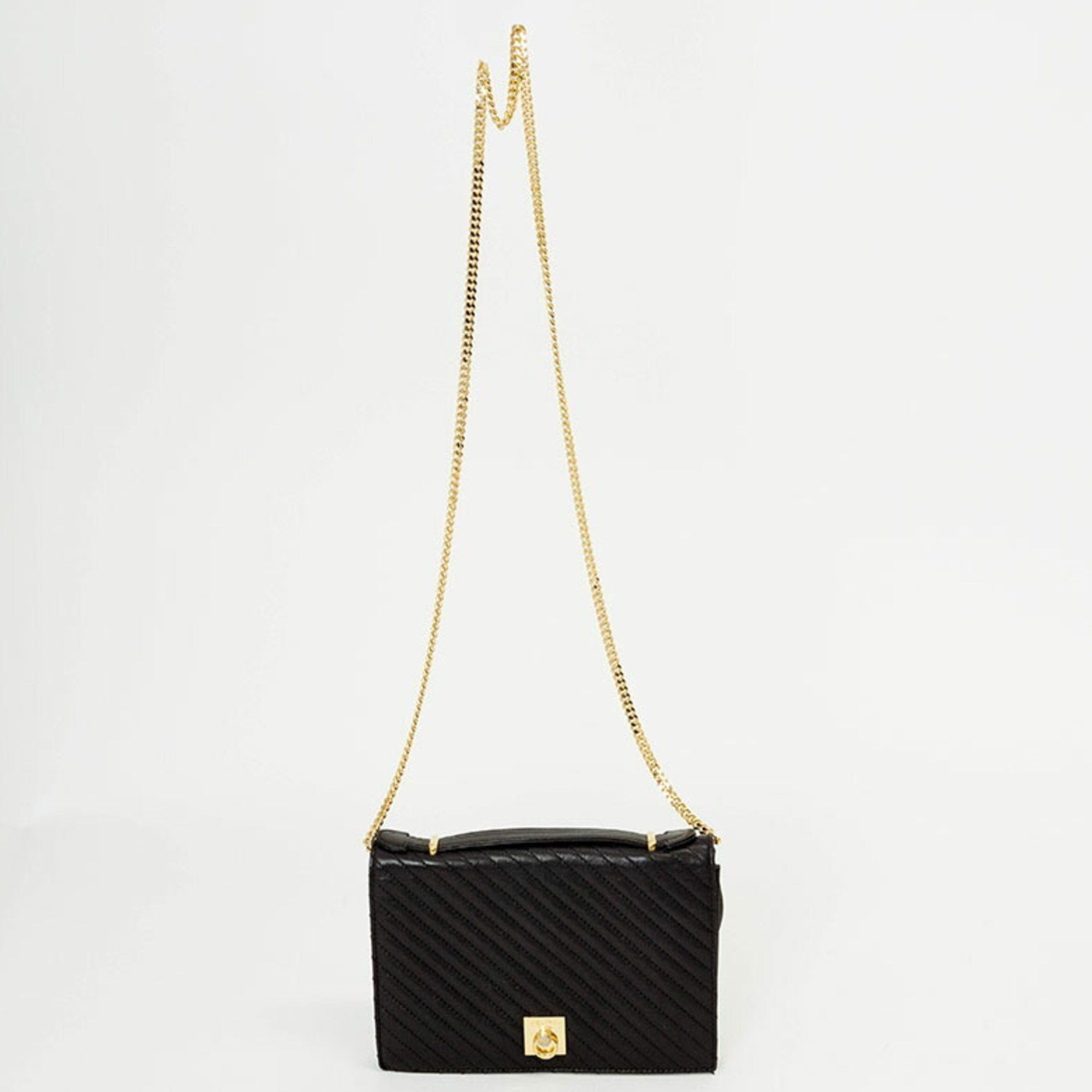 Celine CELINE Chain Hand Shoulder Bag Black Women's Size ONE SIZE - 10 Thumbnail