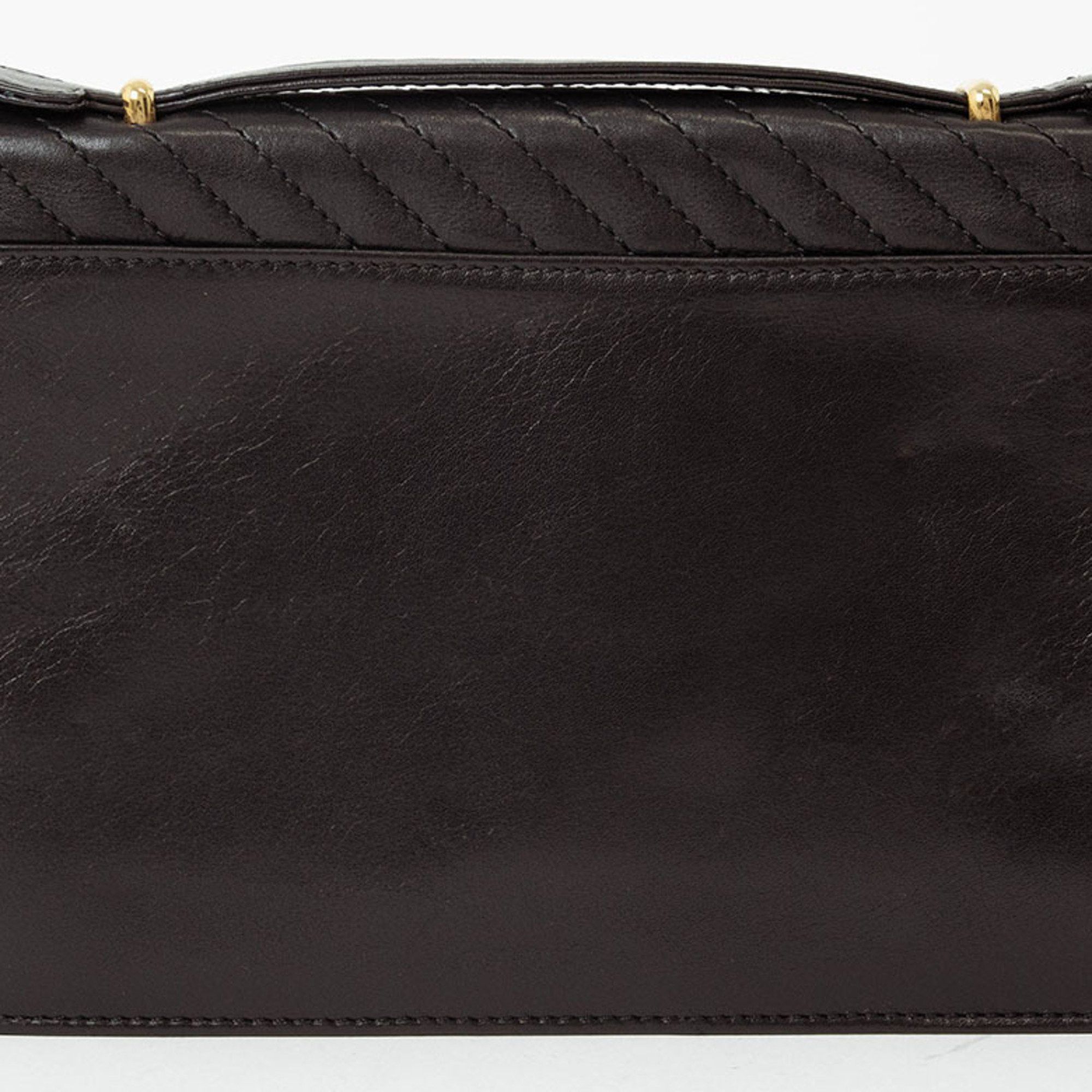 Celine CELINE Chain Hand Shoulder Bag Black Women's Size ONE SIZE - 3 Thumbnail