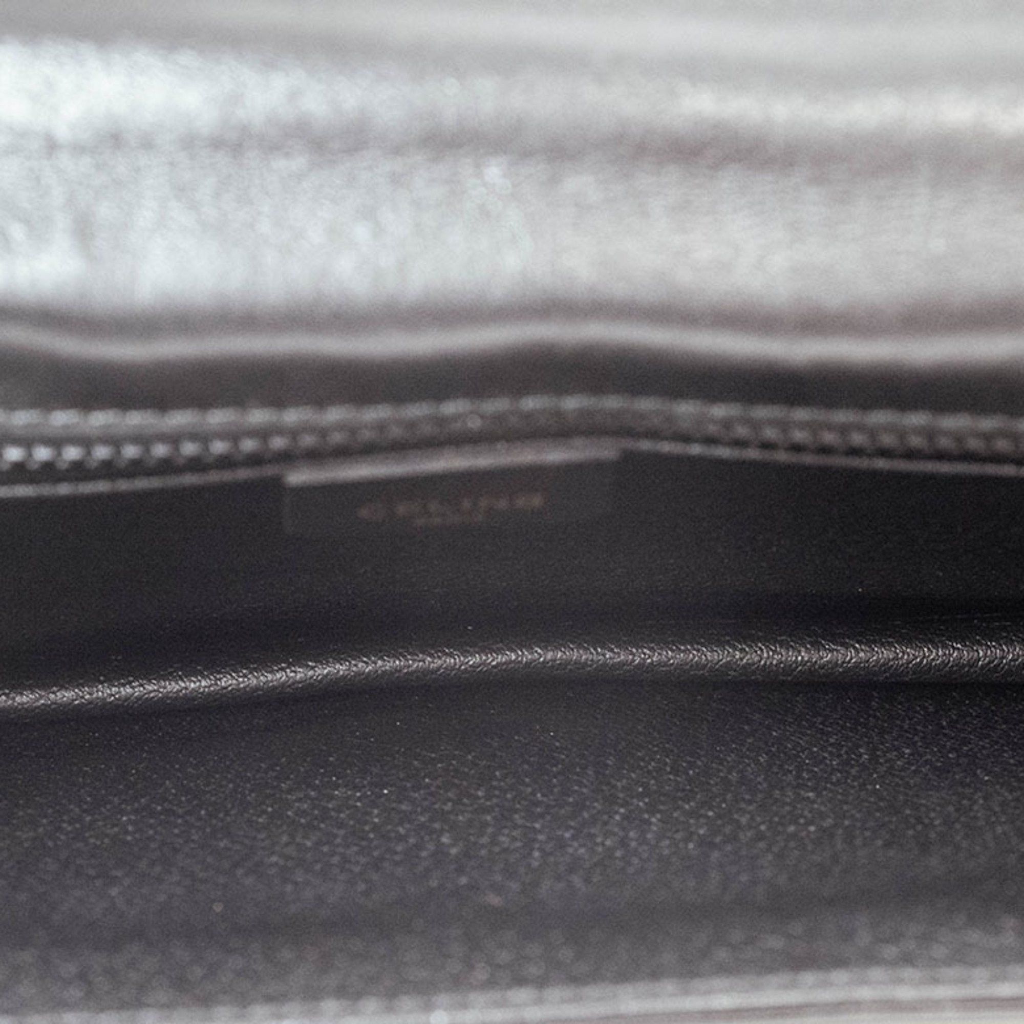 Celine CELINE Chain Hand Shoulder Bag Black Women's Size ONE SIZE - 9 Thumbnail