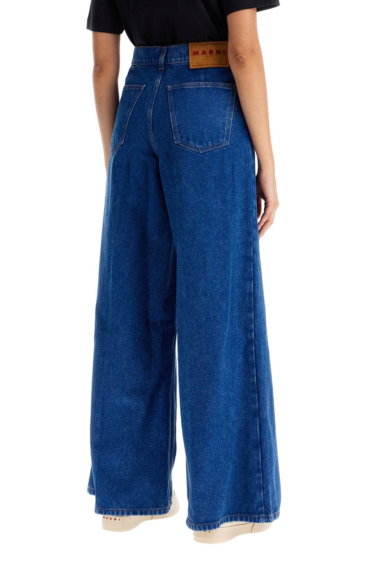 Marni MARNI Wide Flared Leg Jeans With A Size 27" / US 4 / IT 40 - 3 Thumbnail