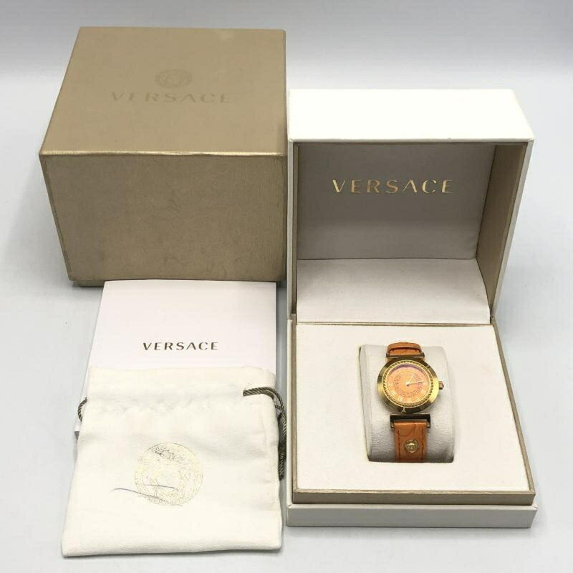 Versace VERSACE Vanity Watch Orange Versace Size ONE SIZE - 9 Thumbnail