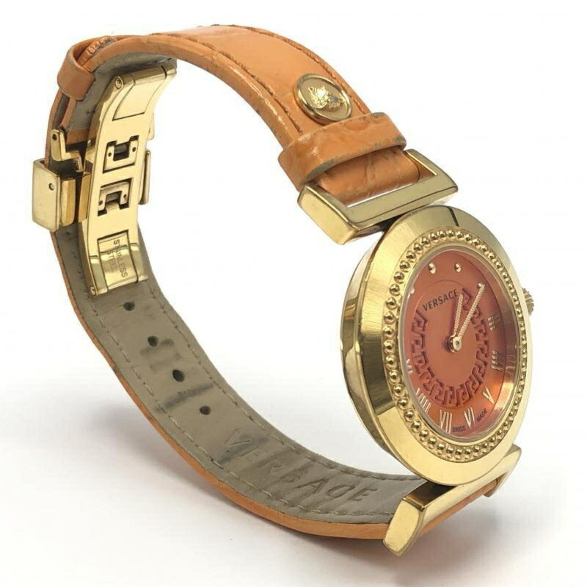Versace VERSACE Vanity Watch Orange Versace Size ONE SIZE - 2 Thumbnail