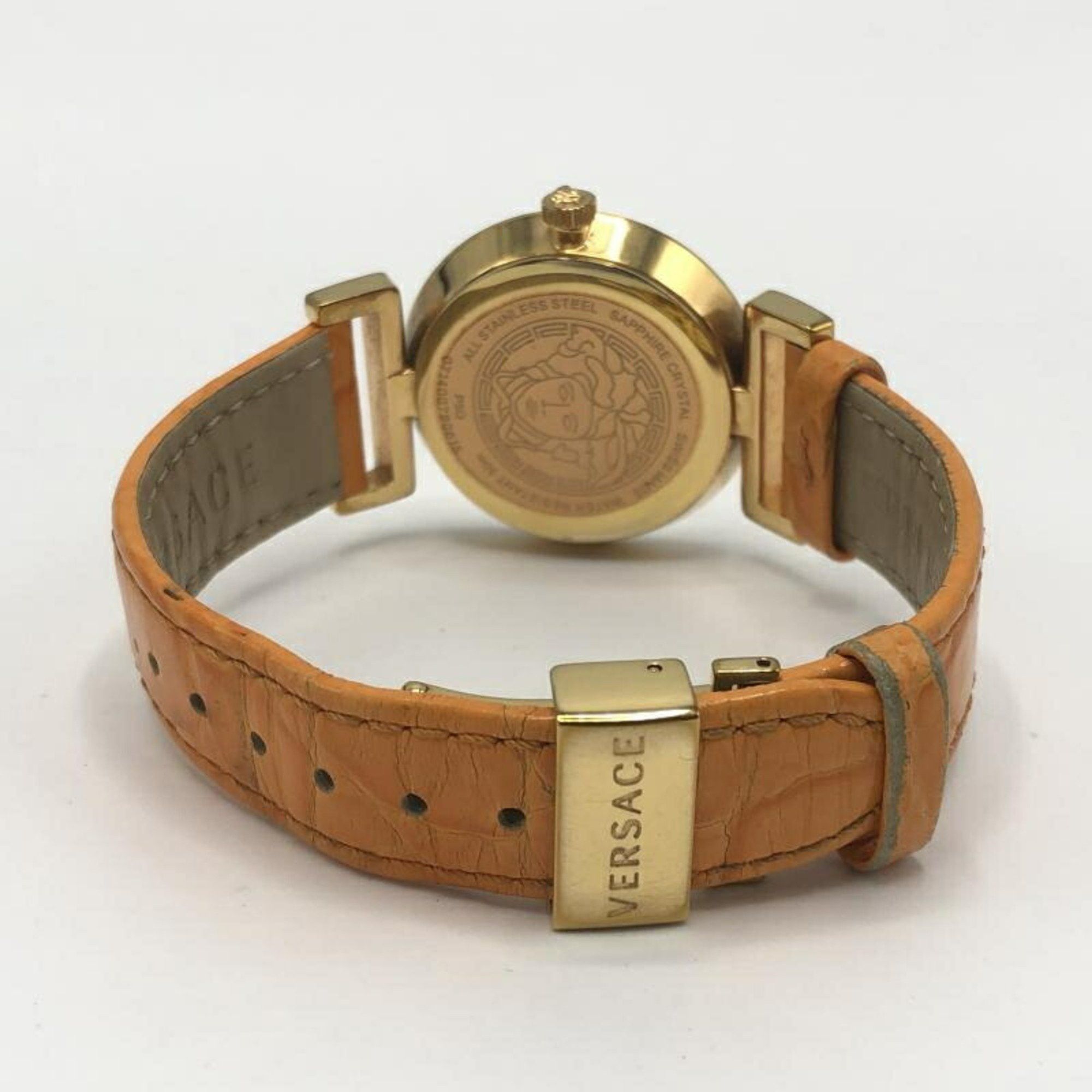 Versace VERSACE Vanity Watch Orange Versace Size ONE SIZE - 4 Thumbnail