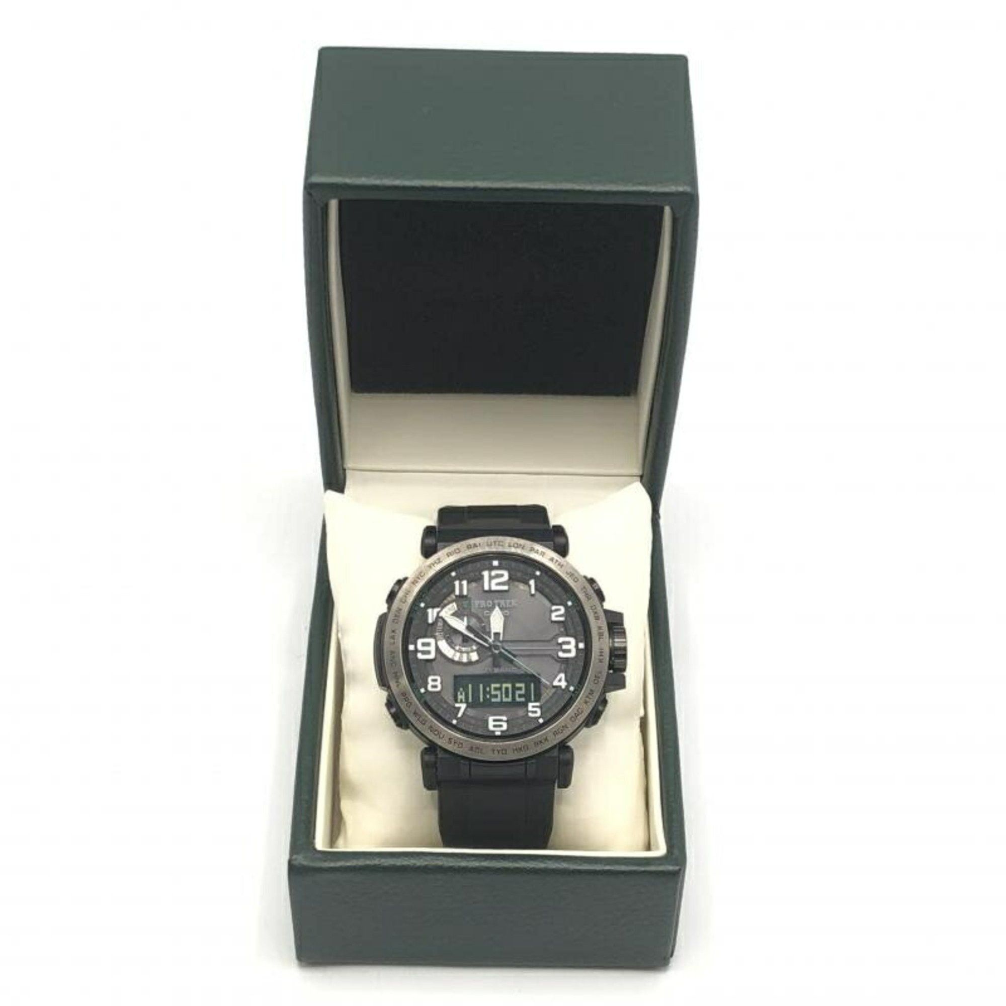 Casio CASIO PRO TERK PRW-6600Y Wristwatch Black Casio Pro Trek Size ONE SIZE - 8 Thumbnail