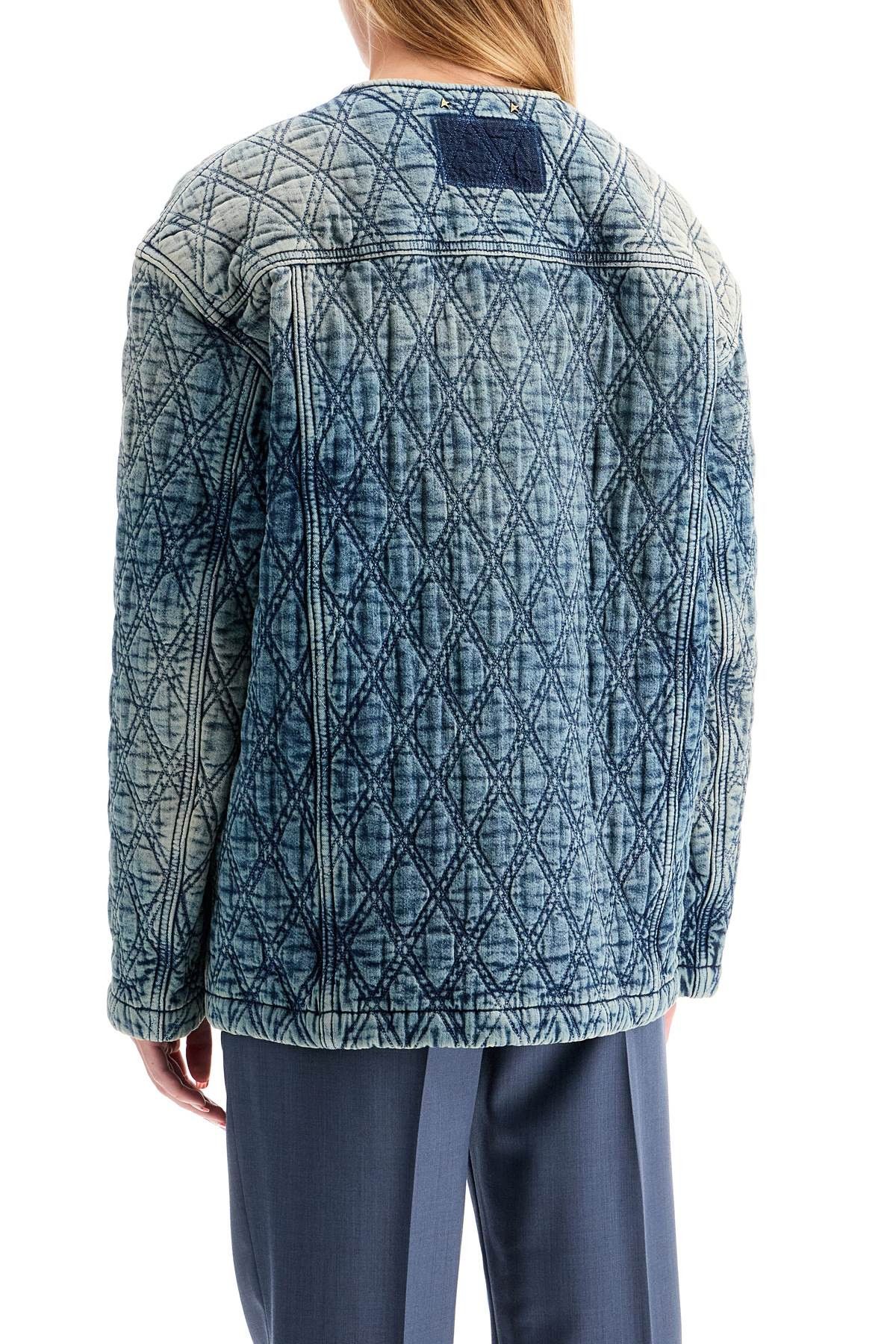 Golden Goose GOLDEN GOOSE Quilted Denim Jacket Size S / US 4 / IT 40 - 3 Thumbnail