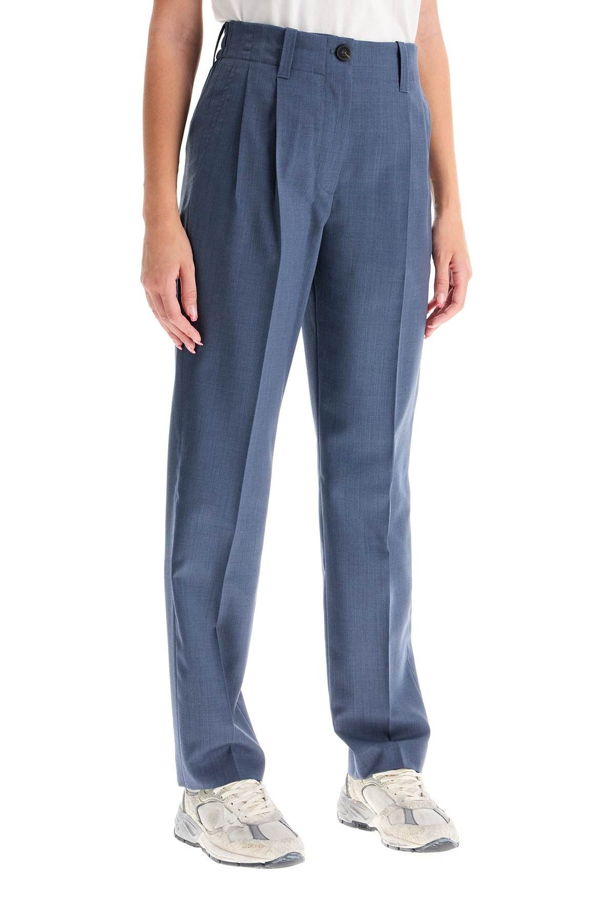 Golden Goose GOLDEN GOOSE Soft Wool Trousers For Comfortable Wear Size 27" / US 4 / IT 40 - 2 Thumbnail