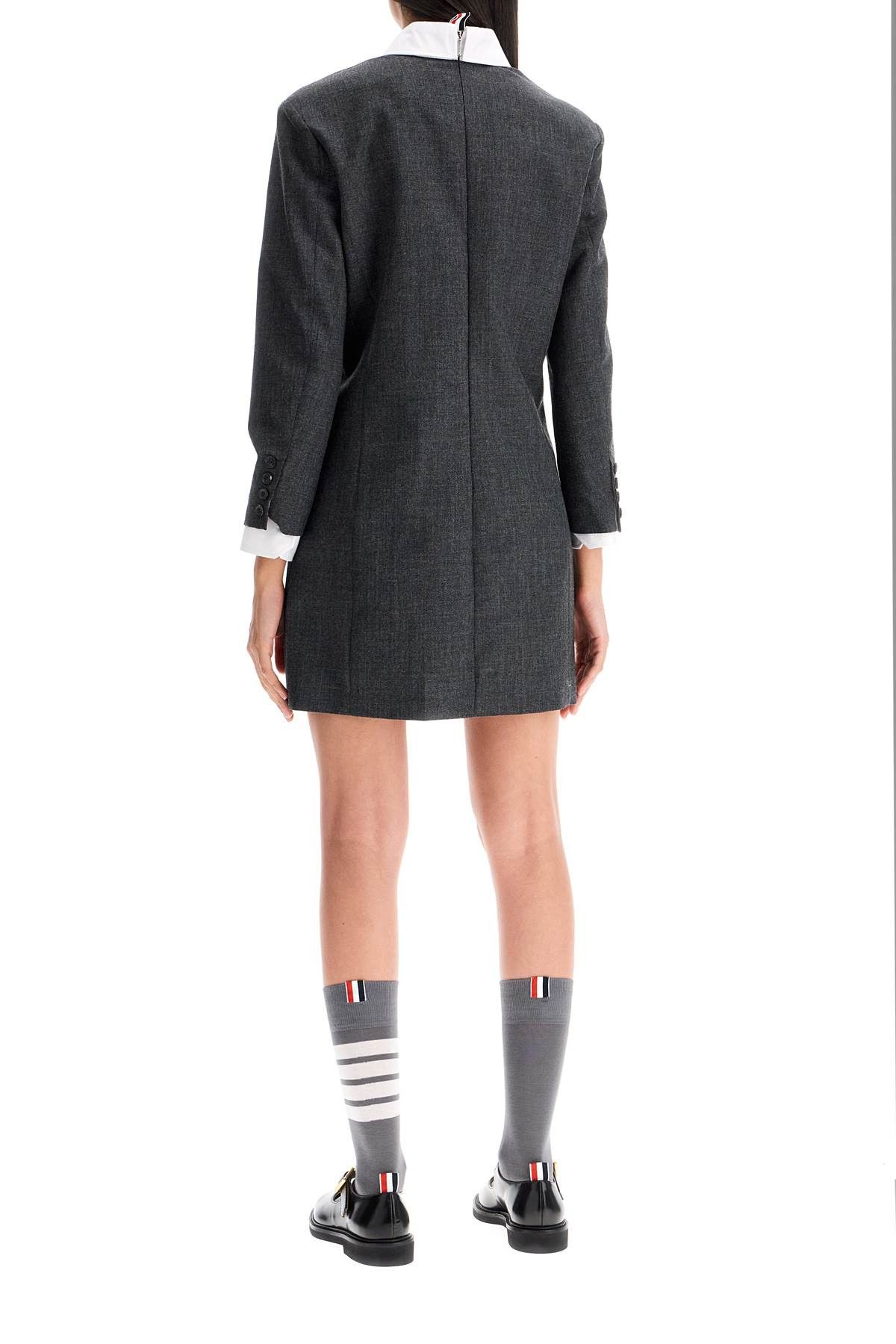 Thom Browne THOM BROWNE Mini Wool Sheath Dress In Tube Style Size S / US 4 / IT 40 - 3 Thumbnail