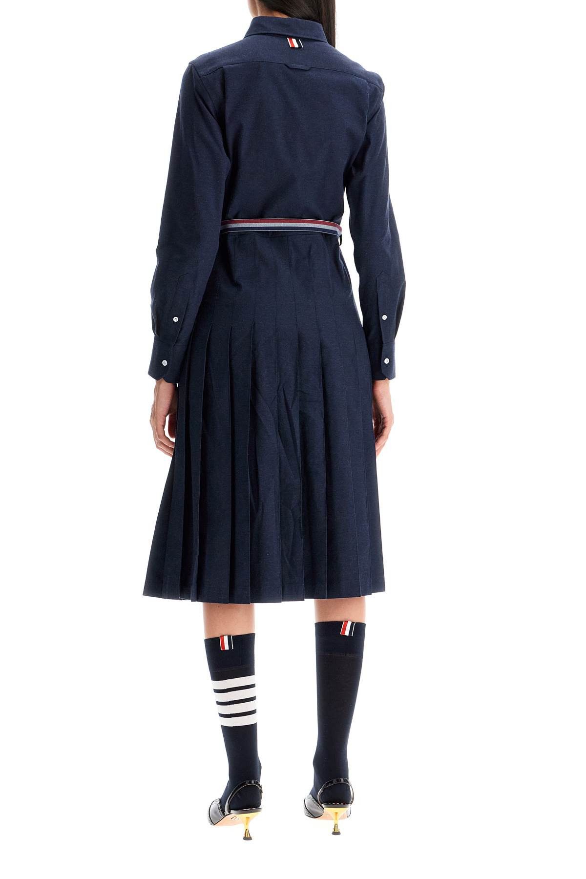 Thom Browne THOM BROWNE Midi Shirt Dress With Belt Size S / US 4 / IT 40 - 3 Thumbnail