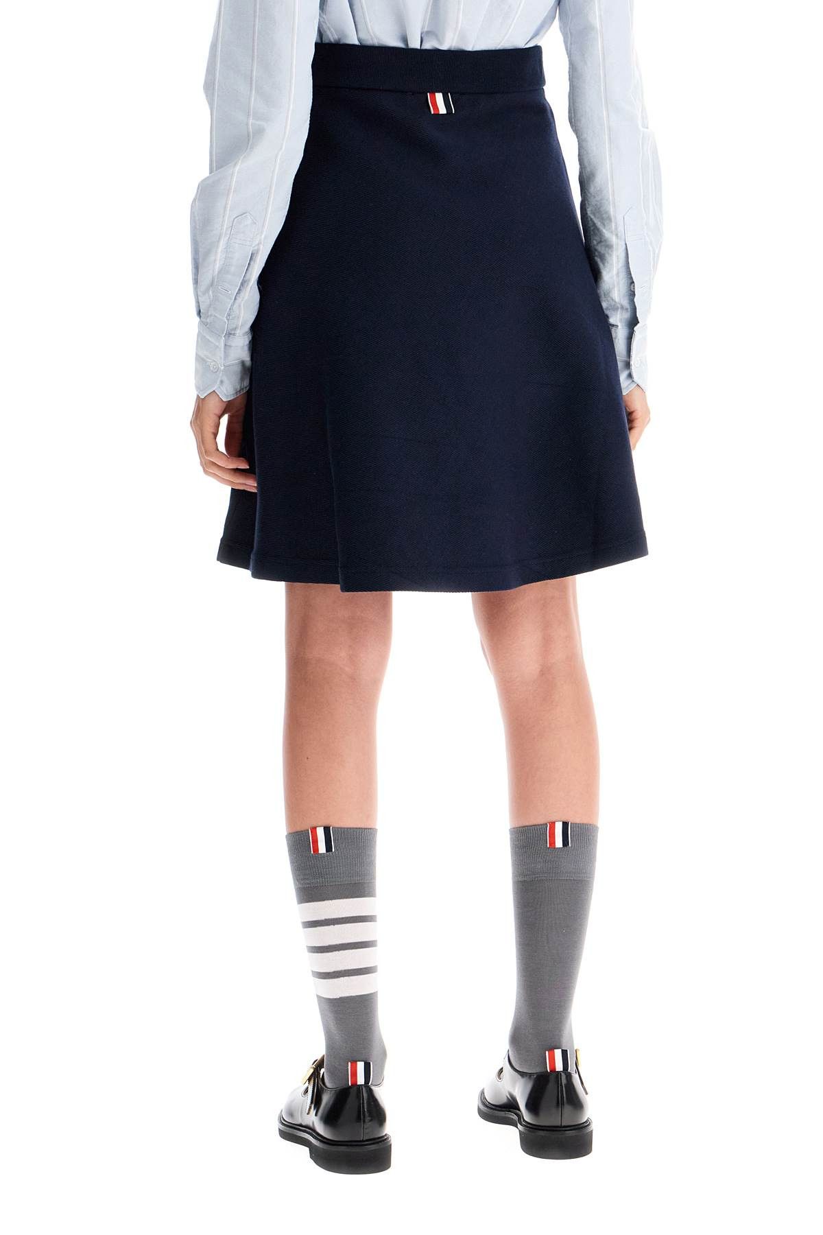 Thom Browne THOM BROWNE 'Knitted Skirt With Tricolor Detail Size 26" / US 2 / IT 38 - 3 Thumbnail