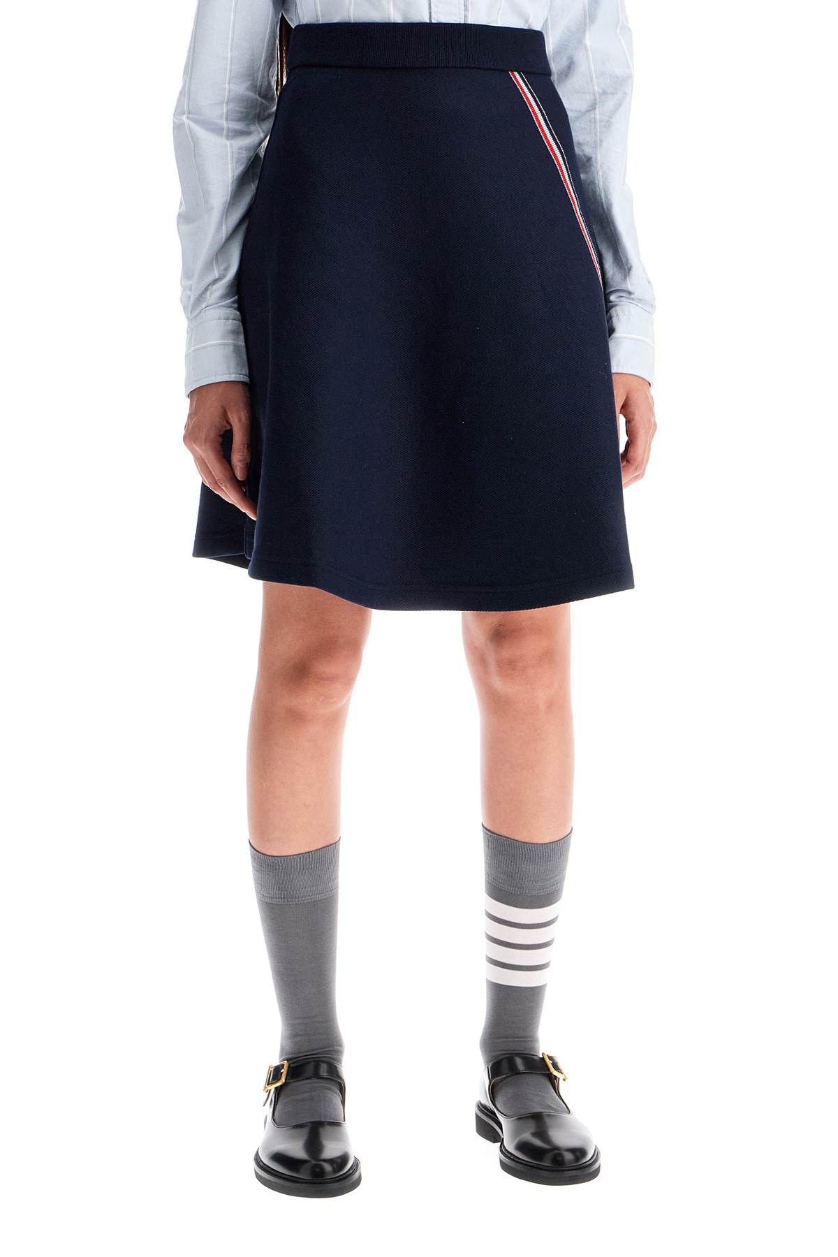 Thom Browne THOM BROWNE 'Knitted Skirt With Tricolor Detail Size 26" / US 2 / IT 38 - 2 Thumbnail