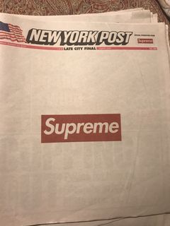 The Supreme Edition of the New York Post Is Reportedly Selling Out