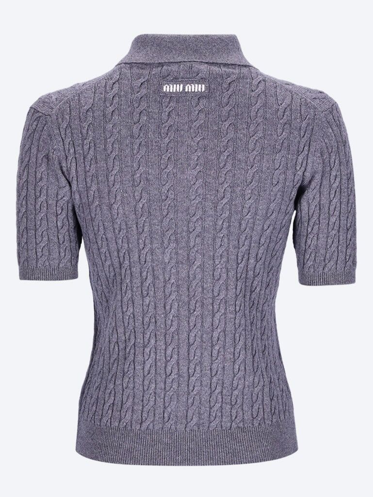 Miu Miu Cashmere polo Size S / US 4 / IT 40 - 2 Thumbnail