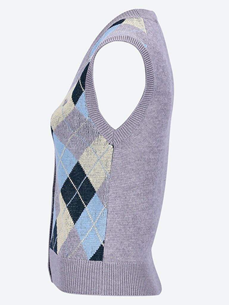Prada Superfine wool argyle vest Size XS / US 0-2 / IT 36-38 - 2 Thumbnail