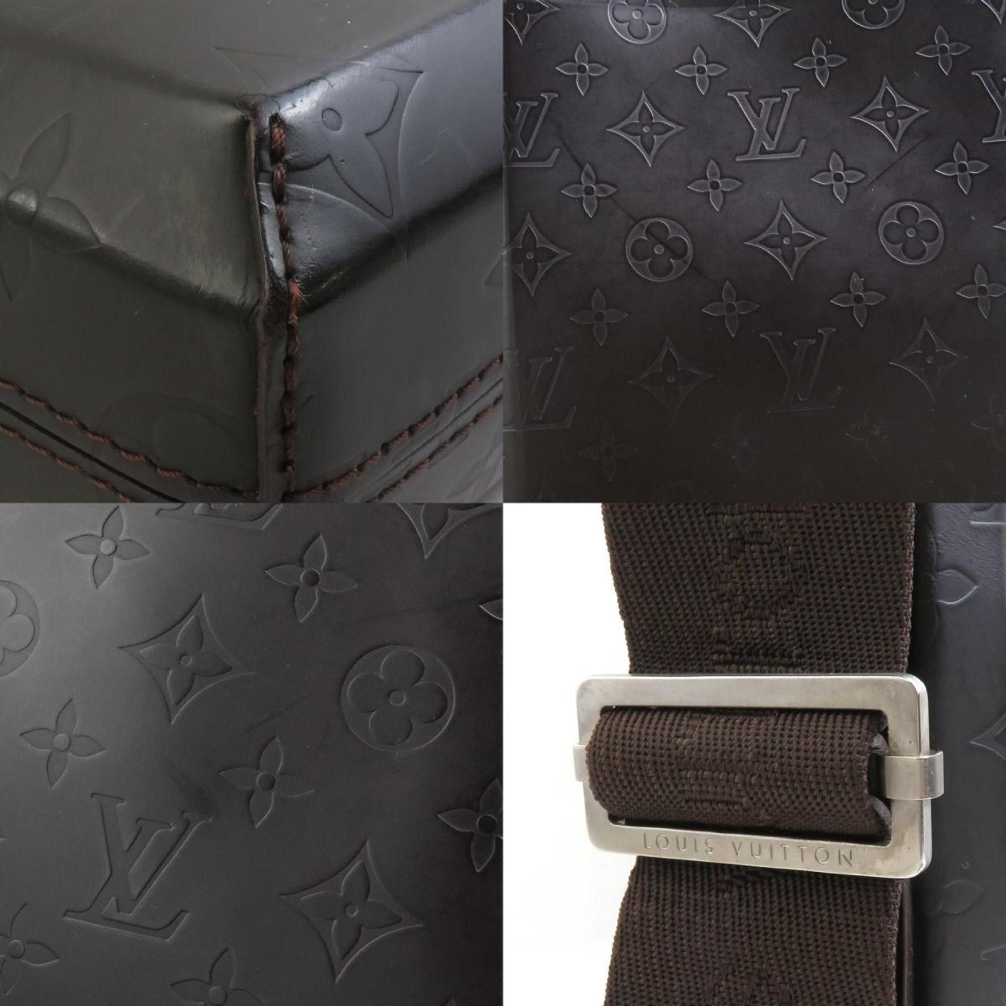 Louis Vuitton Louis Vuitton Shoulder Bag Monogram Glace Bobby Leather Dark Brown Silver Men's M46520 e58874a Size ONE SIZE - 3 Thumbnail