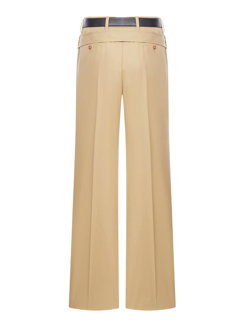 Prada COTTON TWILL TROUSERS Size 27" / US 4 / IT 40 - 2 Thumbnail