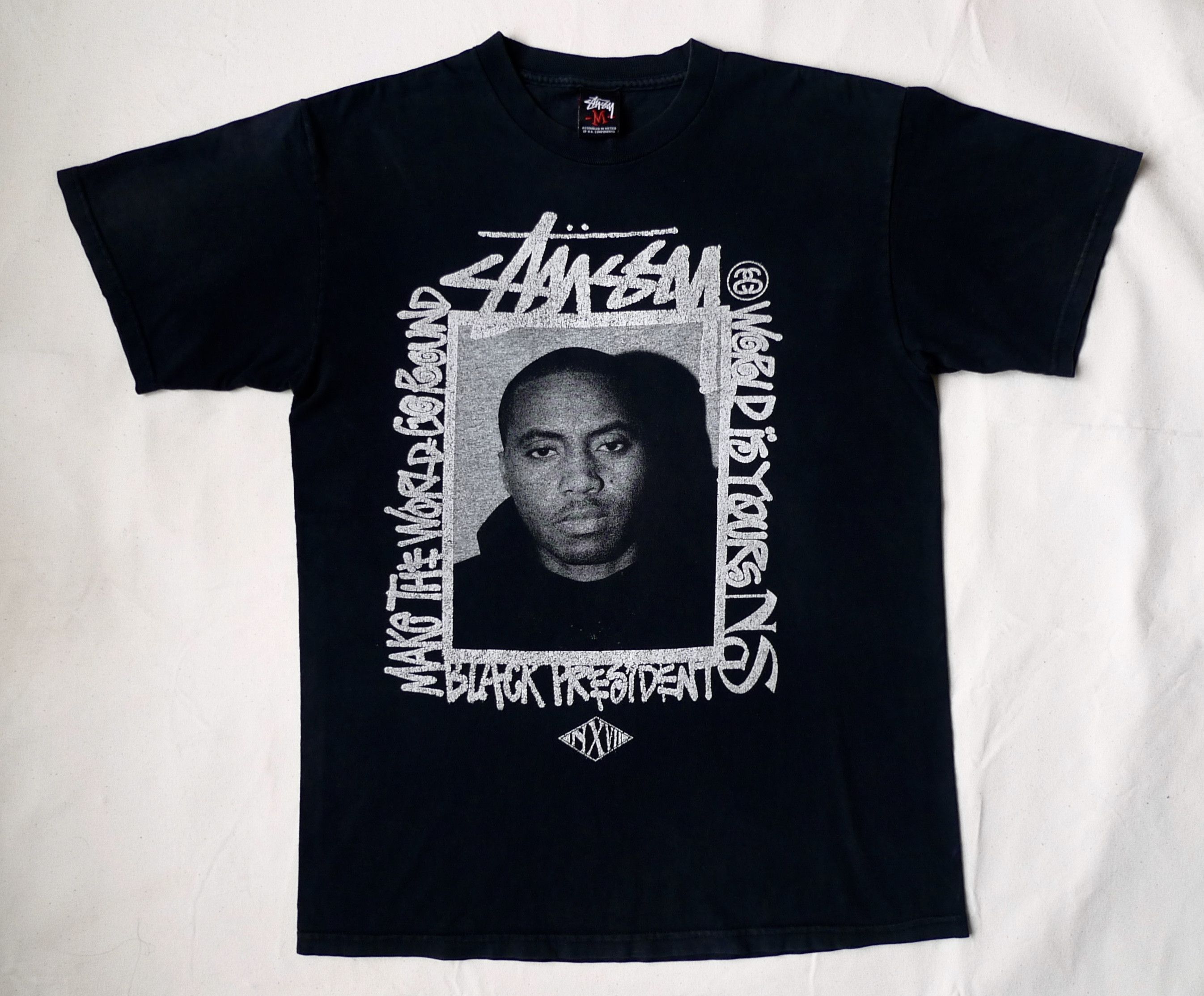 Stussy Limited Release Stussy X Nas X Nexus 7 Tokyo Rap Tee M 