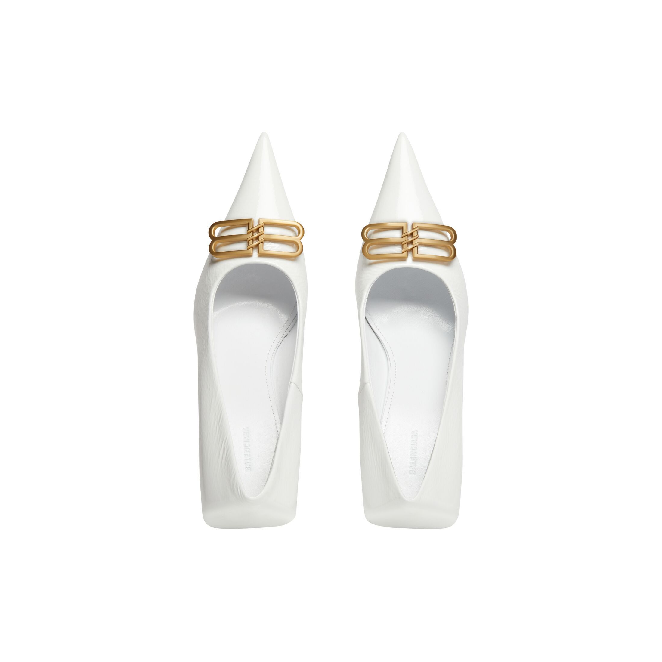 Balenciaga Square Knife BB 80MM Pump in white Size US 9 / IT 39 - 5 Thumbnail