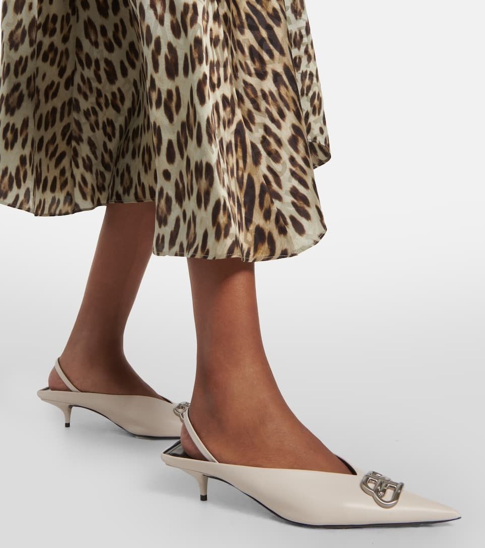 Balenciaga Square Knife BB slingback pumps Size US 5 / IT 35 - 3 Thumbnail