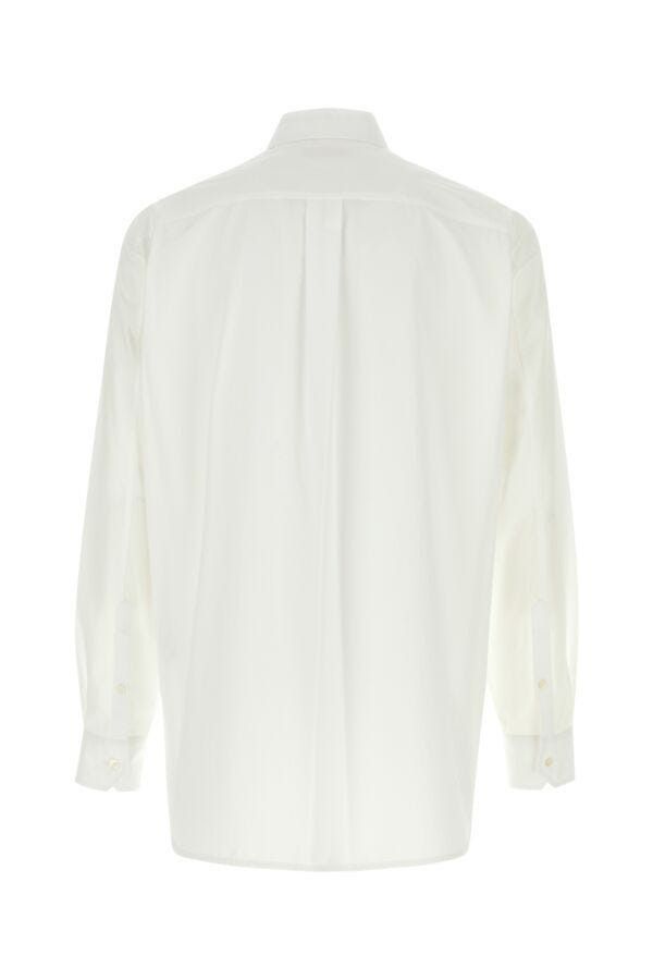 Valentino White Poplin Shirt Size US M / EU 48-50 / 2 - 4 Thumbnail