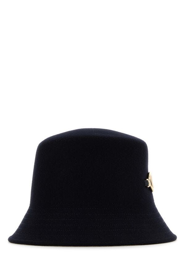 Valentino Midnight Blue Felt Bucket Hat Size ONE SIZE - 4 Thumbnail