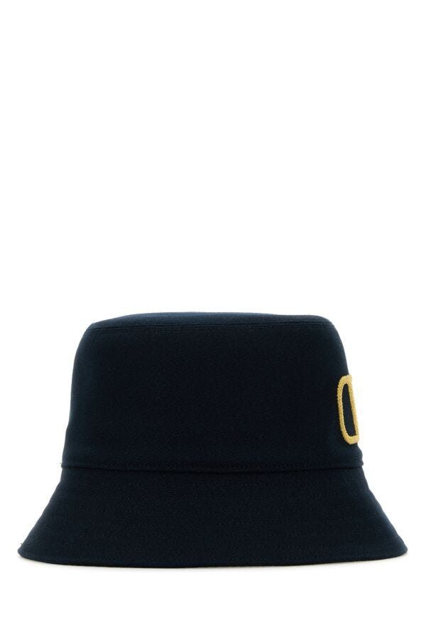 Valentino Midnight Blue Cotton Bucket Hat Size ONE SIZE - 4 Thumbnail