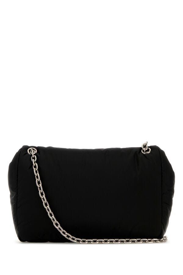 Balenciaga Black Nylon Medium Monaco Shoulder Bag Size ONE SIZE - 5 Thumbnail