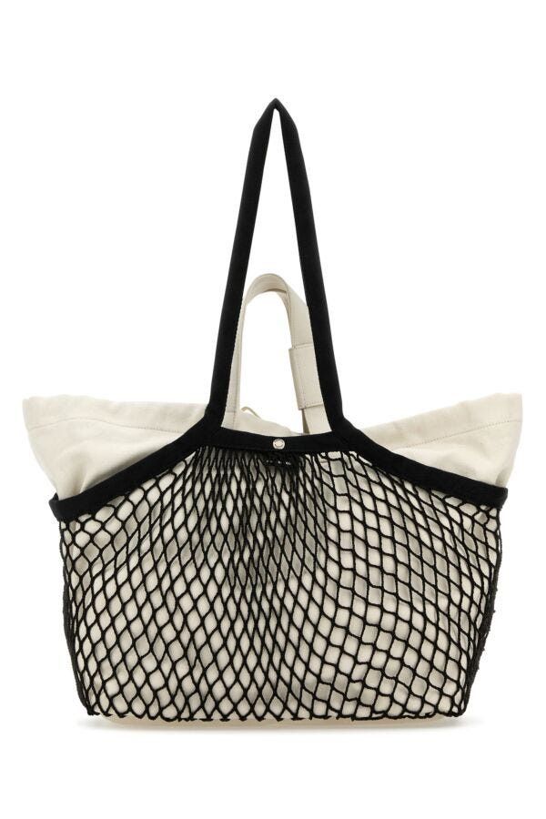 Balenciaga Two-Tone Canvas And Mesh Medium 24/7 Shopping Bag Size ONE SIZE - 5 Thumbnail