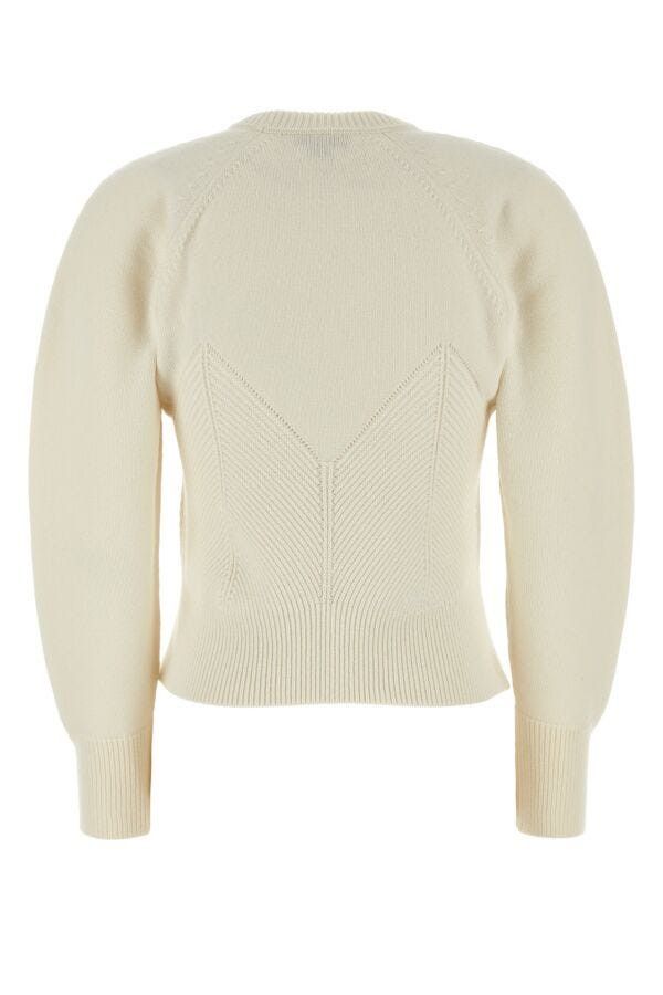Alexander McQueen Ivory Wool Blend Sweater Size S / US 4 / IT 40 - 4 Thumbnail