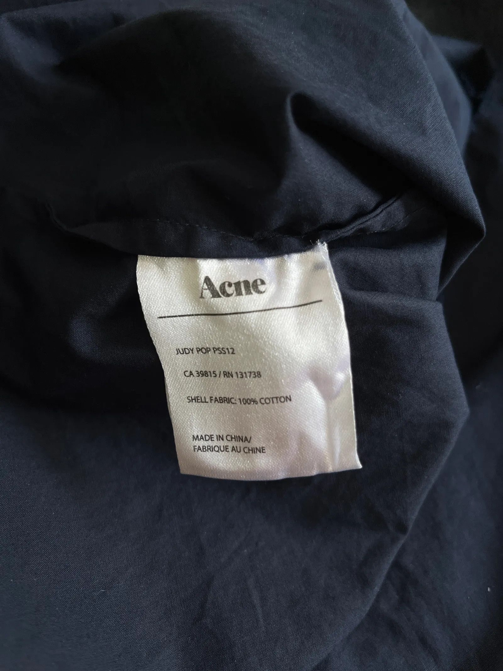 Acne Studios Acne Studios Judy Pop Blouse Size XS / US 0-2 / IT 36-38 - 3 Thumbnail